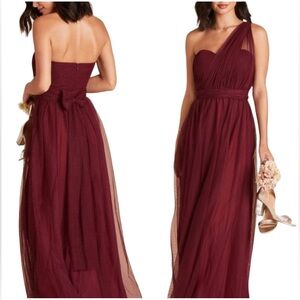 Birdy Grey Chicky Covertible
Strapless Maxi Dress in Cabernet